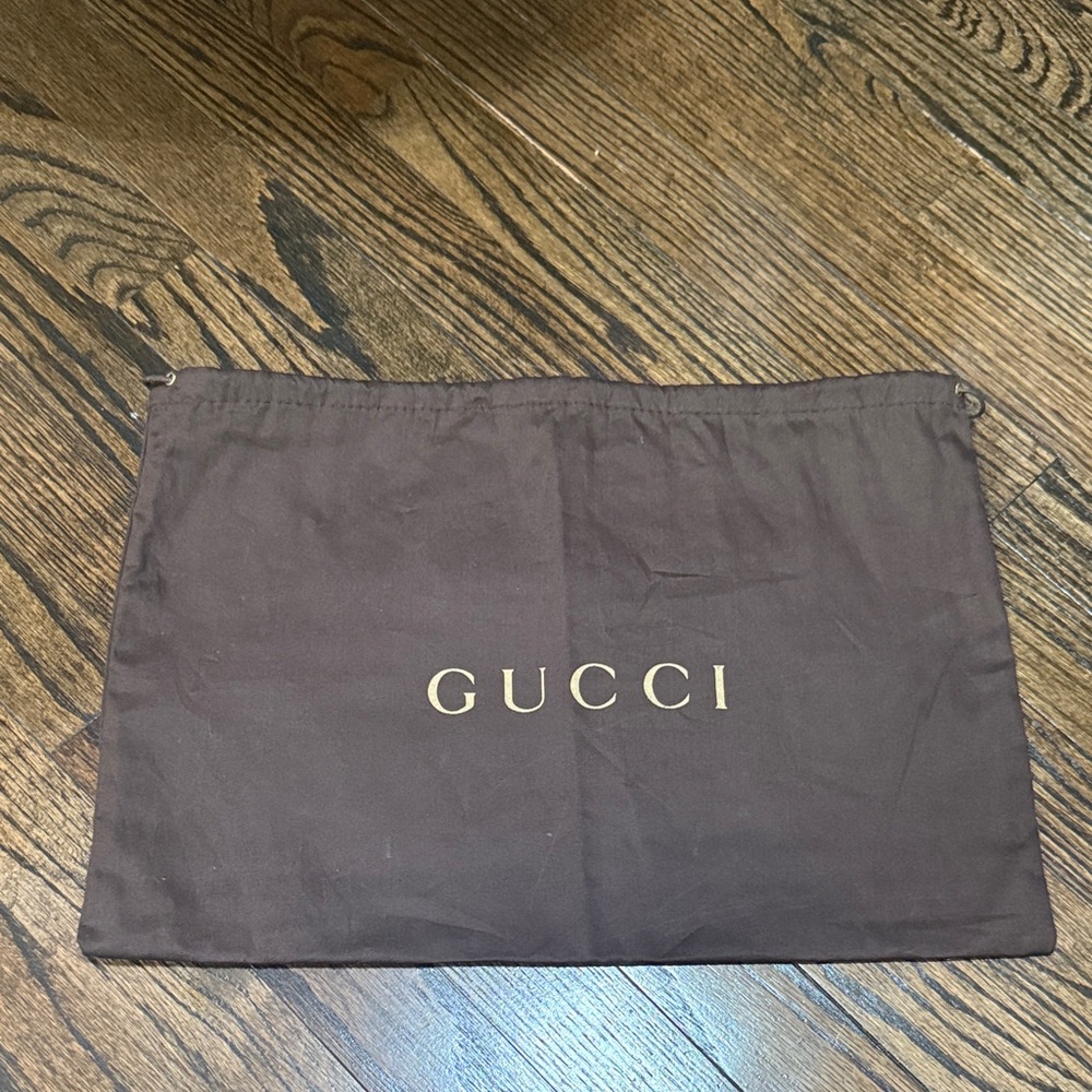 Gucci Chocolate Brown Dust Bag Storage for a Bag. NEW